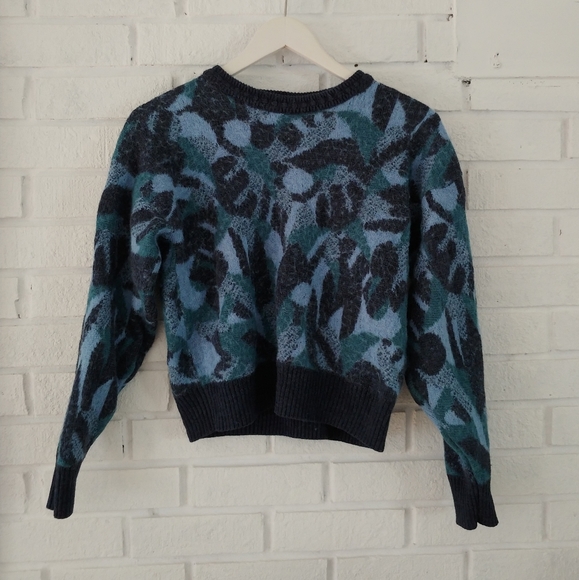 Vintage Abstract Print Sweater - Picture 1 of 1